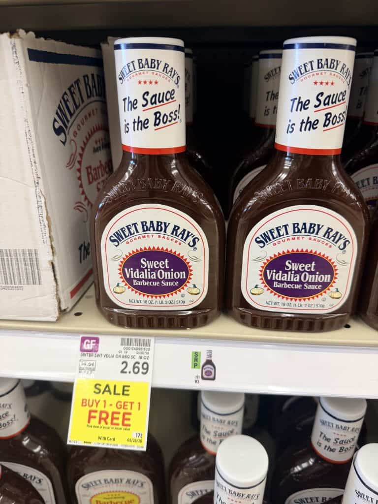 sweet baby rays kroger shelf image (2)