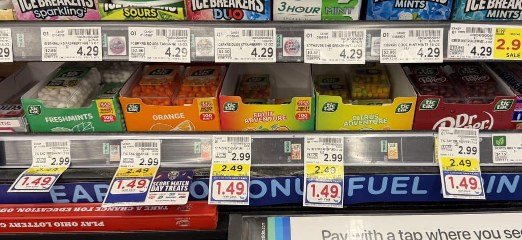 tic tac kroger shelf image