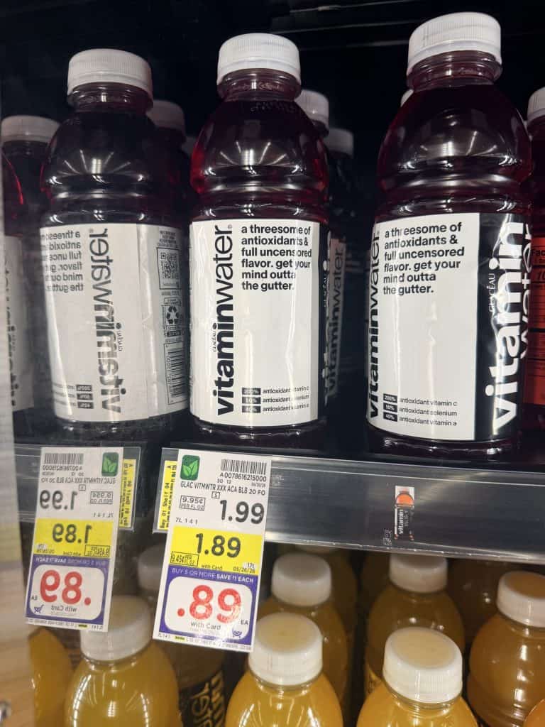vitamin water kroger shelf image (1)