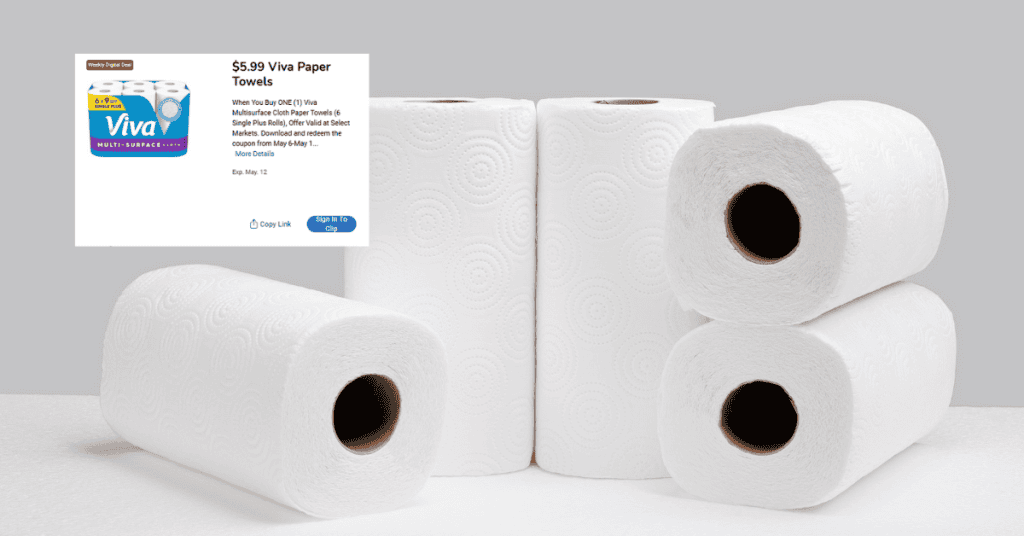 viva paper towels kroger