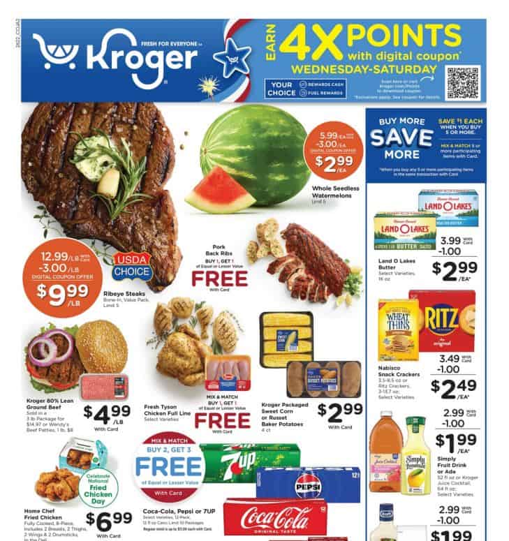 Kroger Ad Preview July 1 - July 7 2026