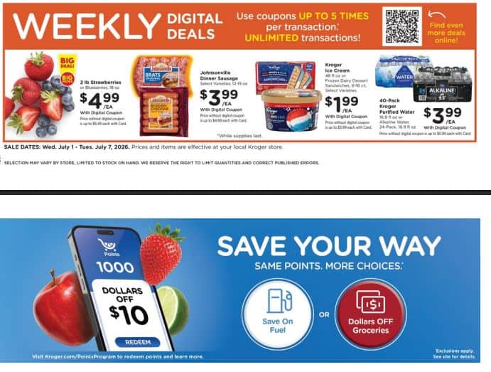 Kroger Ad Preview July 1 - July 7 2026