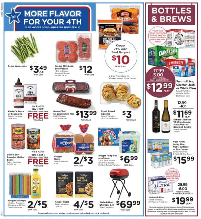 Kroger Ad Preview July 1 - July 7 2026