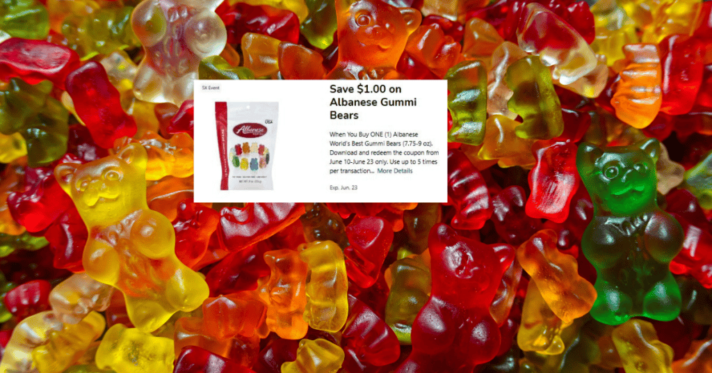 Albanese Gummi Bears Kroger Digital Coupons
