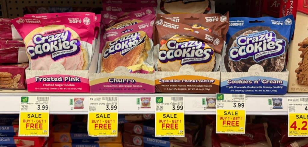 Andersen's Crazy Cookies Kroger Shelf image