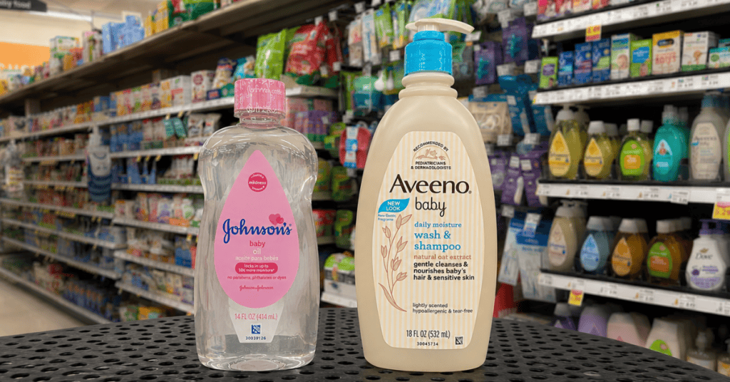 Aveeno and Johnson's Baby Oil Kroger