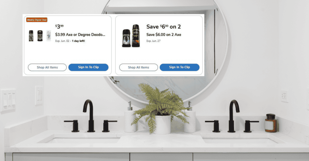 Axe Kroger Digital Coupon