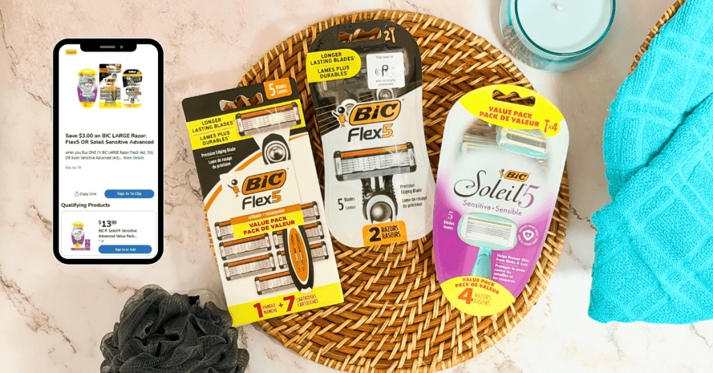 BIC Disposable Razors Kroger Digital Coupon