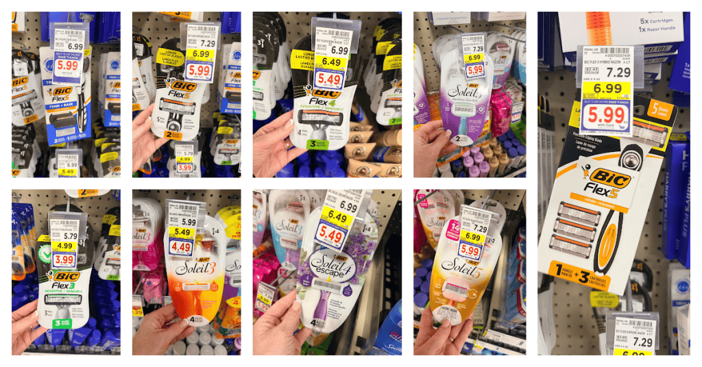 BIC Disposable Razors Kroger Shelf Images (1)