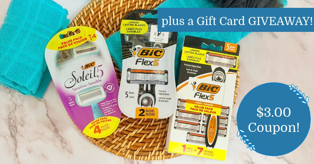 HUGE $3 BIC® Value Size Razors Coupon + GIVEAWAY! - Kroger Krazy