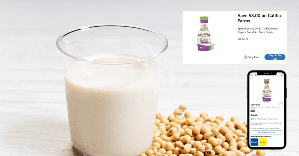 Califia Farms Organic Soymilk kroger