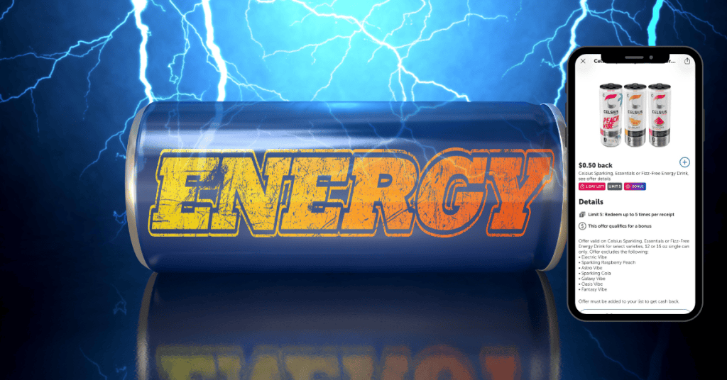 Celsius Energy Drink ibotta rebate kroger
