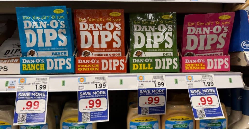 Dan-O's Dips Kroger Shelf image