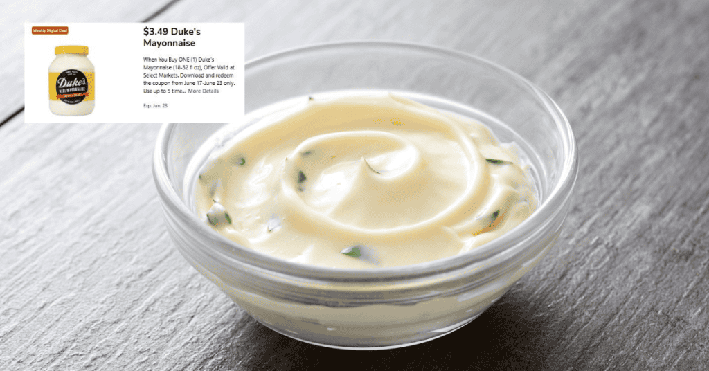 Duke's Mayonnaise Kroger Digital Coupon