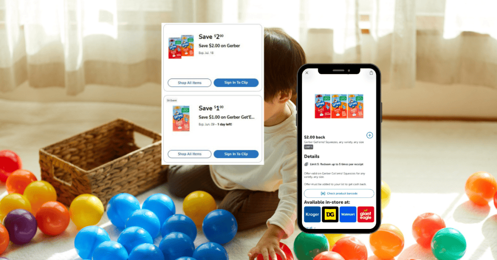 Gerber Get Ems Kroger Digital Coupons