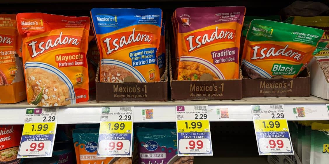 Isadora Beans Kroger Shelf Image