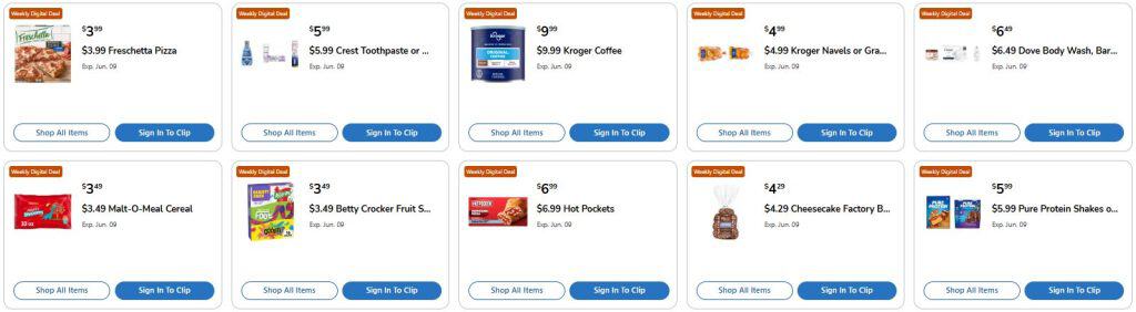 Kroger Weekly Digital Coupons