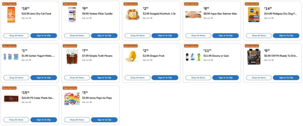 Kroger Weekly Digital Coupons