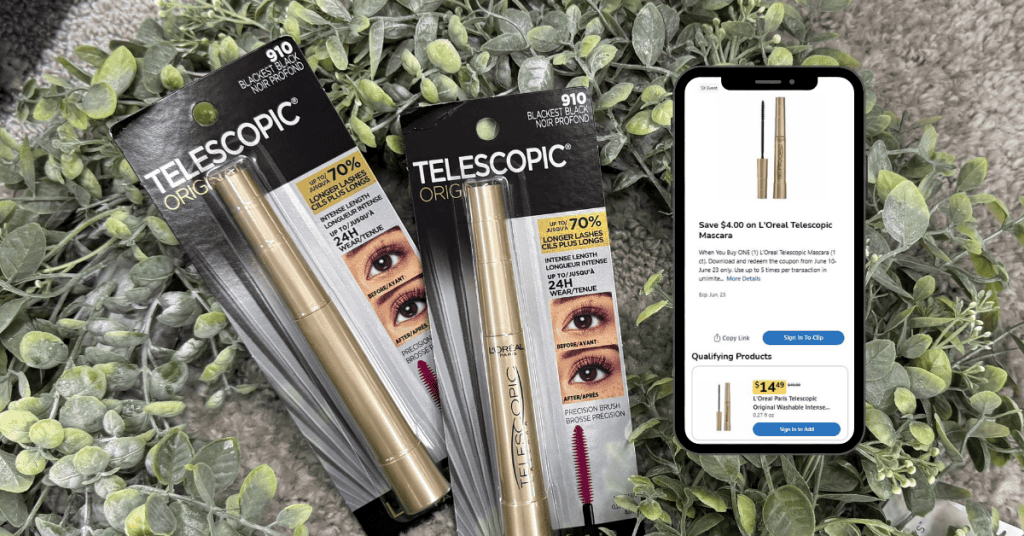 L'Oreal Paris Telescopic Mascara Kroger Digital Coupon