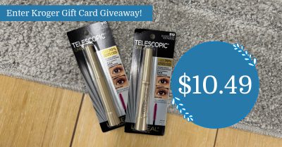 L'Oreal Paris Telescopic Mascara Kroger Krazy