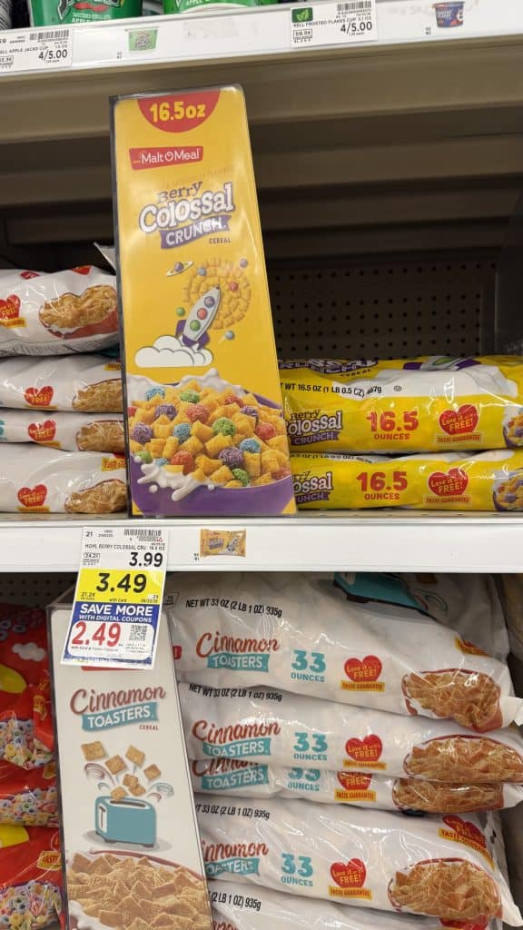 Malt O Meal Cereal Kroger Shelf image