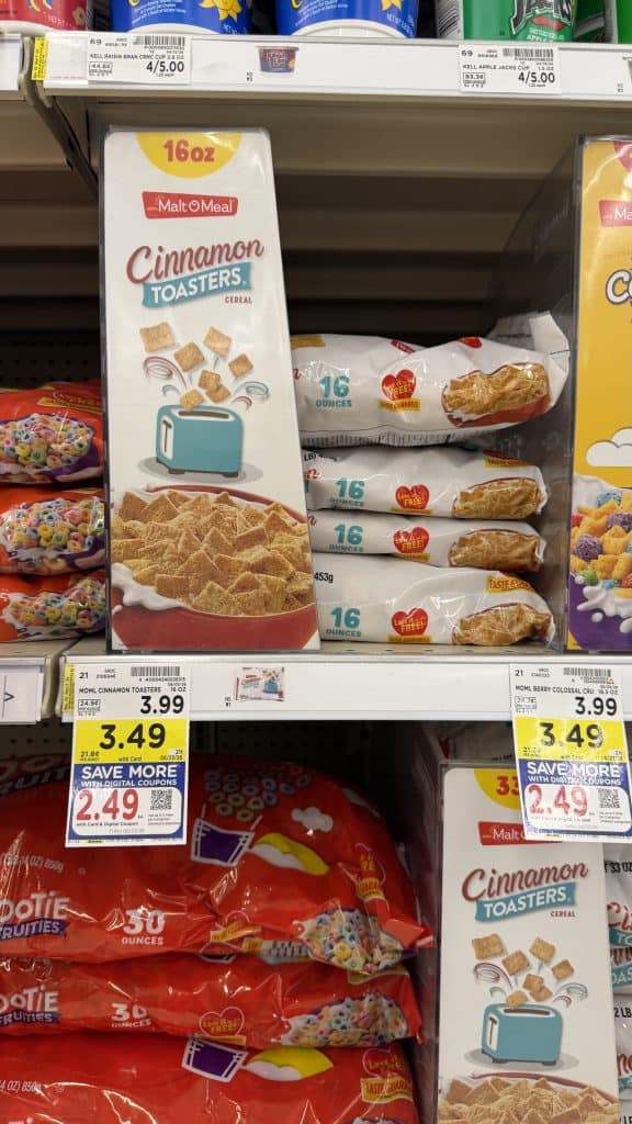 Malt O Meal Cereal Kroger Shelf image