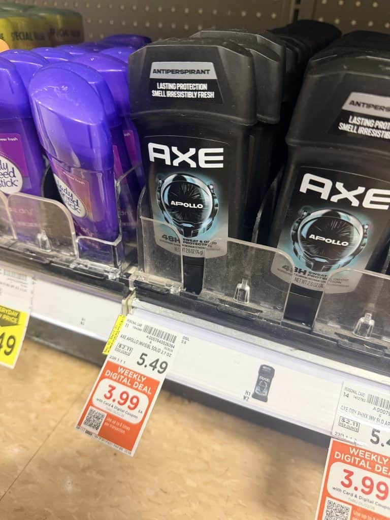 Axe kroger shelf image