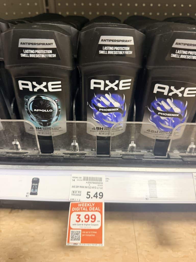 Axe kroger shelf image