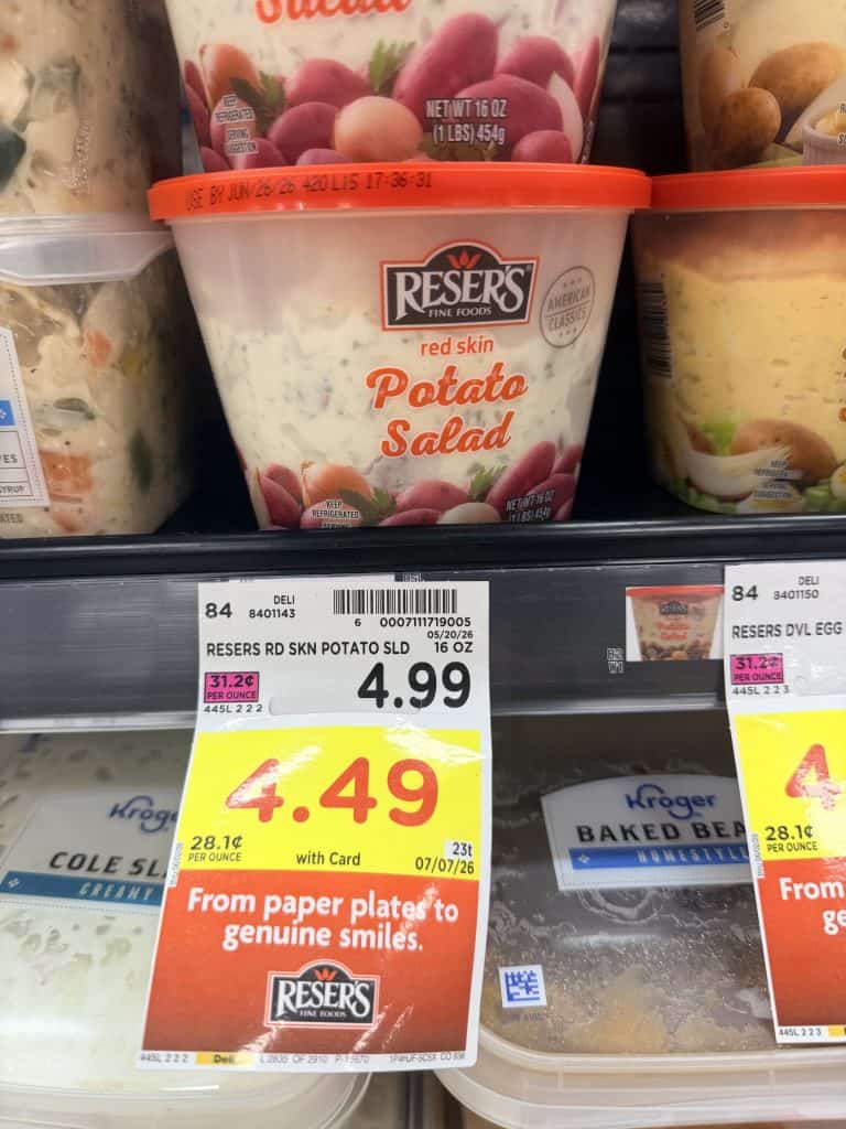 Reser's Potato Salad Kroger shelf image