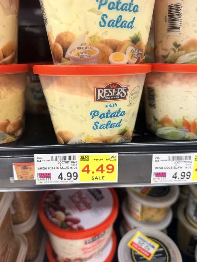 Reser's Potato Salad Kroger shelf image