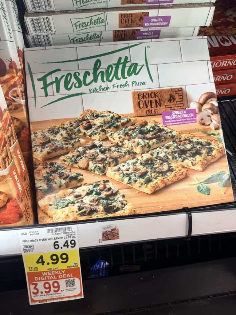 Freschetta Pizza Kroger Shelf Image