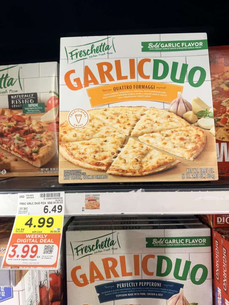 Freschetta Pizza Kroger Shelf Image