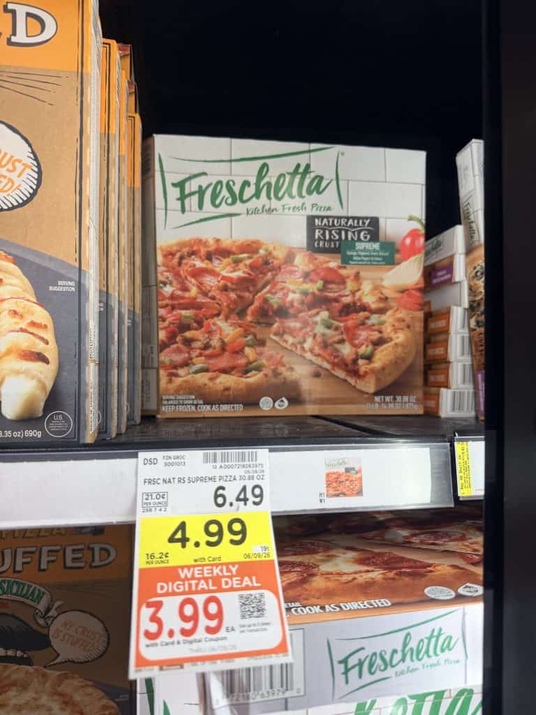 Freschetta Pizza Kroger Shelf Image