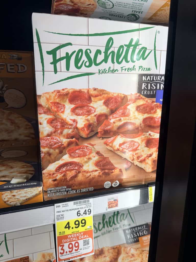 Freschetta Pizza Kroger Shelf Image