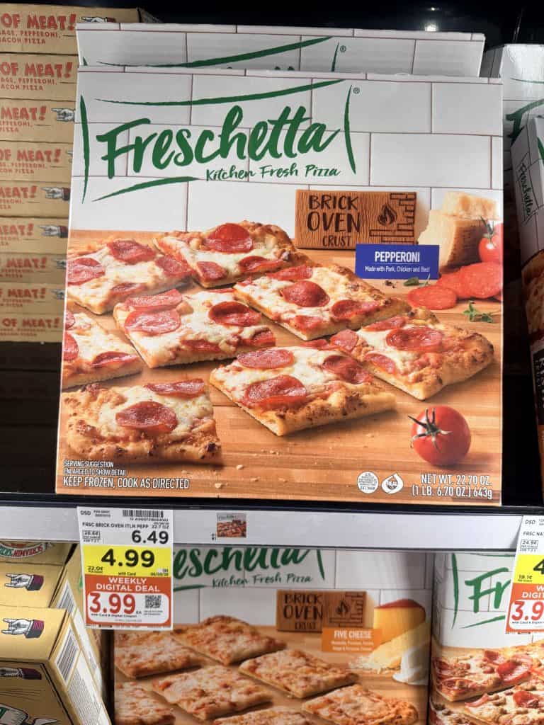 Freschetta Pizza Kroger Shelf Image