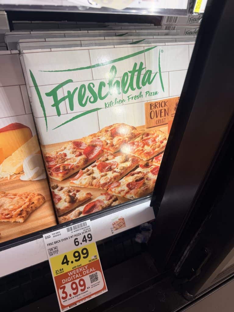 Freschetta Pizza Kroger Shelf Image