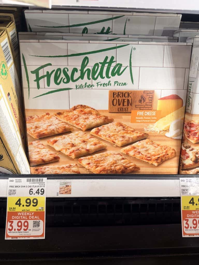 Freschetta Pizza Kroger Shelf Image
