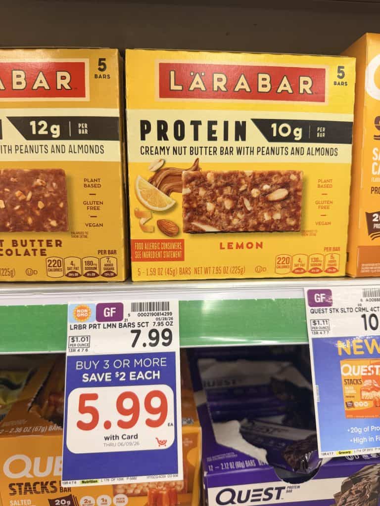 larabar protein kroger shelf image
