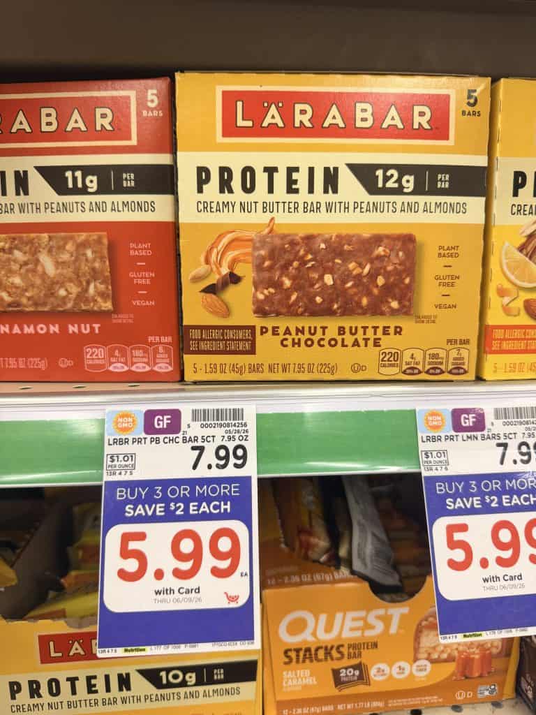 larabar protein kroger shelf image