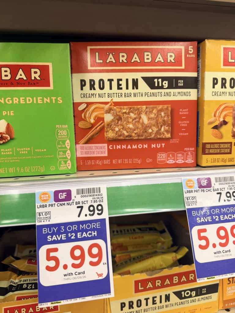 larabar protein kroger shelf image