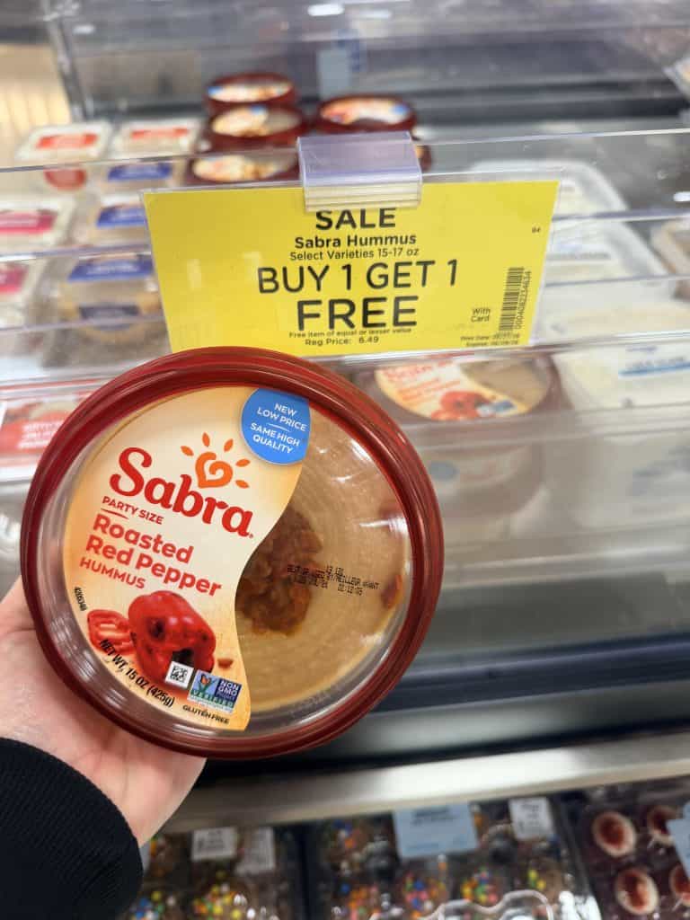 Sabra hummus kroger shelf image