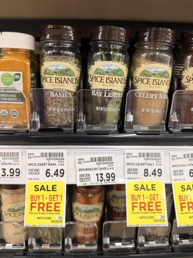 Spice Island Spices Kroger Shelf Image