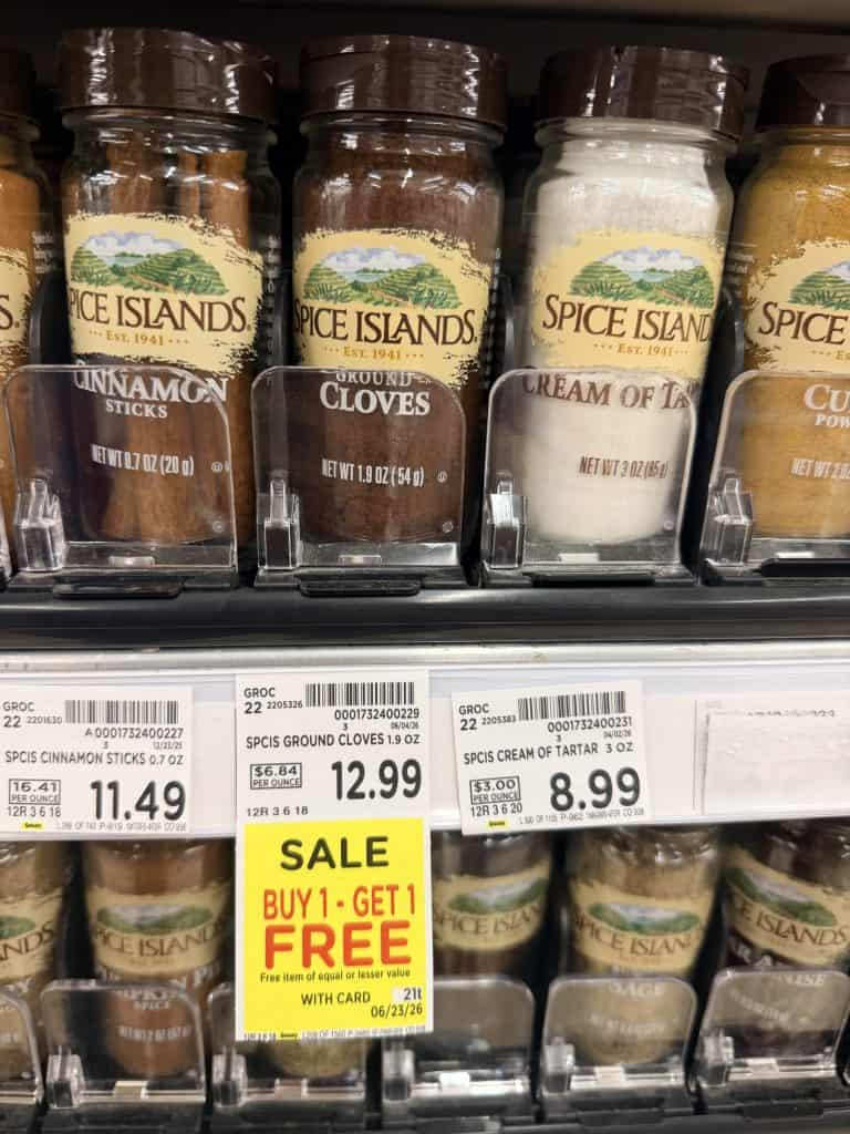 Spice Island Spices Kroger Shelf Image