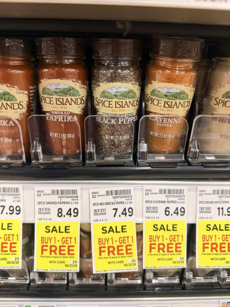 Spice Island Spices Kroger Shelf Image