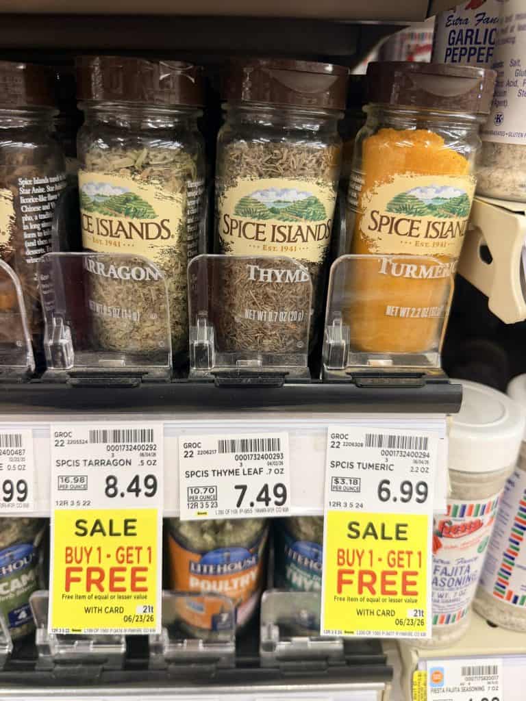Spice Island Spices Kroger Shelf Image