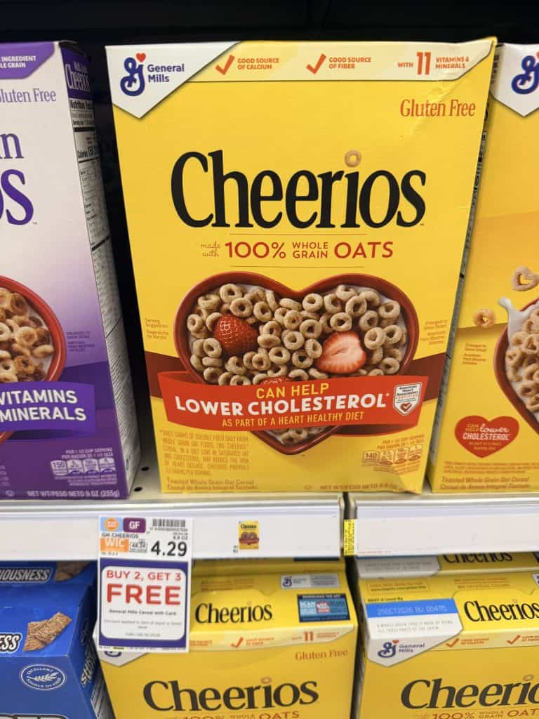 General Mills Cereals Kroger Shelf Image