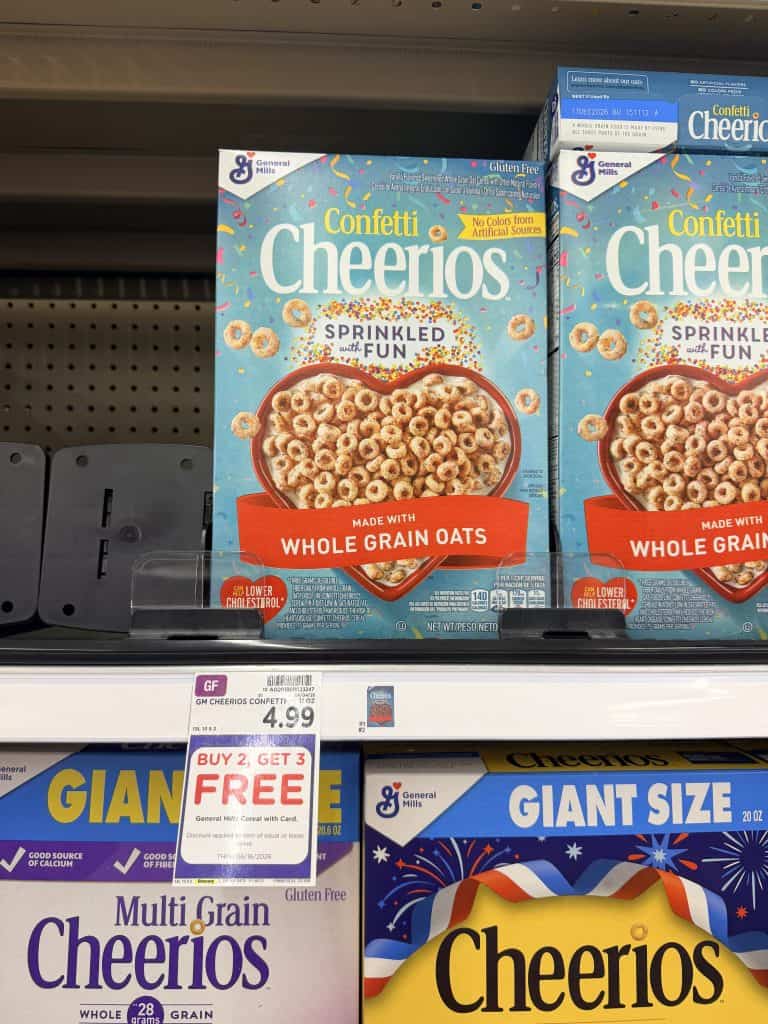 General Mills Cereals Kroger Shelf Image