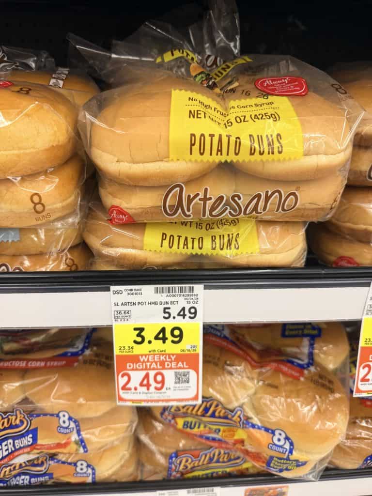 sara lee artesano bread kroger shelf image