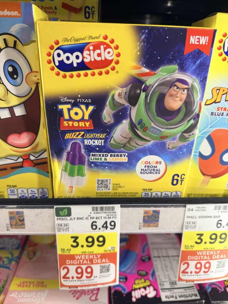 Good Humor, Popsicle and Magnum kroger shelf image