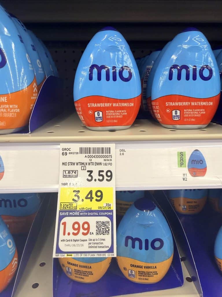 Mio Water Enhancer Kroger Shelf Image